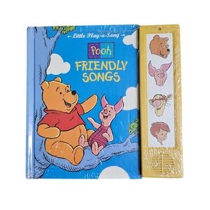 Vintage Winnie the Pooh Friendly Songs book new in package